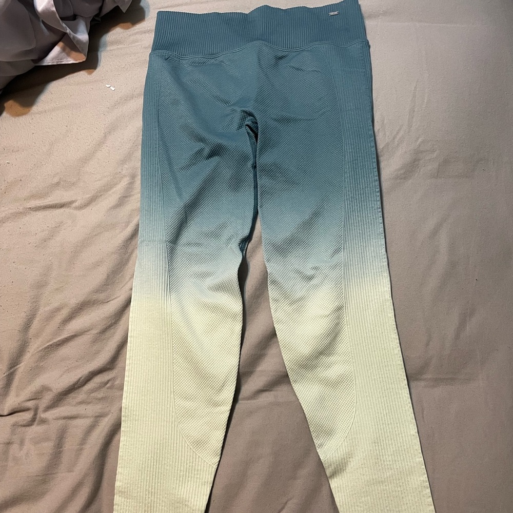 PINK ombre capris